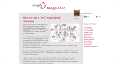 Desktop Screenshot of blogplanet.it-agile.de