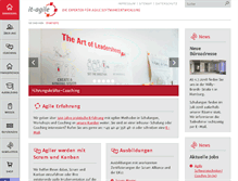 Tablet Screenshot of it-agile.de